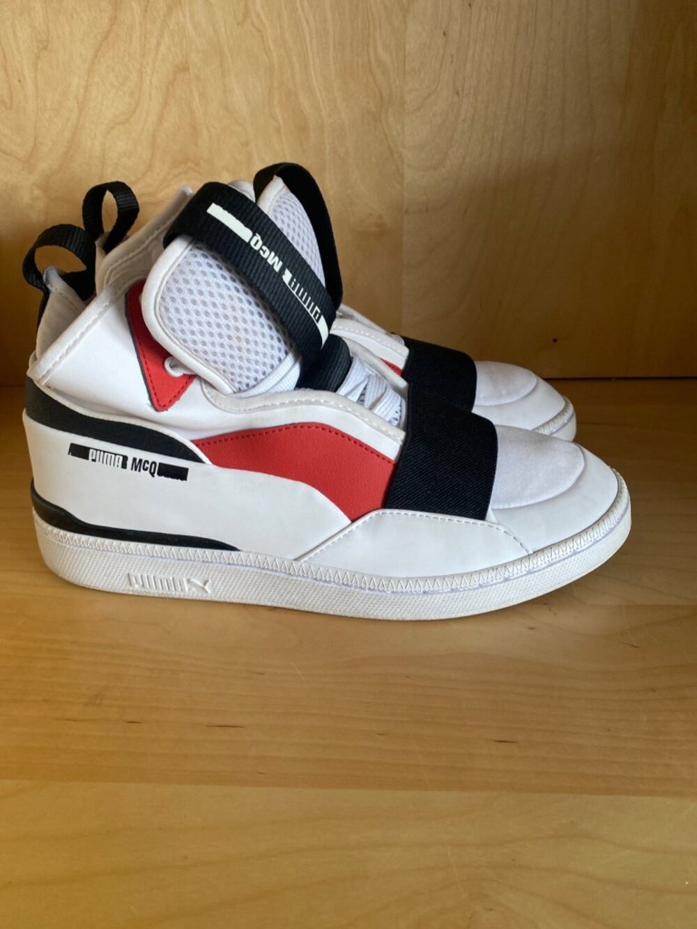 PUMA x McQ Alexander McQueen Brace Mid Sneakers 360552-01 Women's Size 6 - Picture 14 of 14